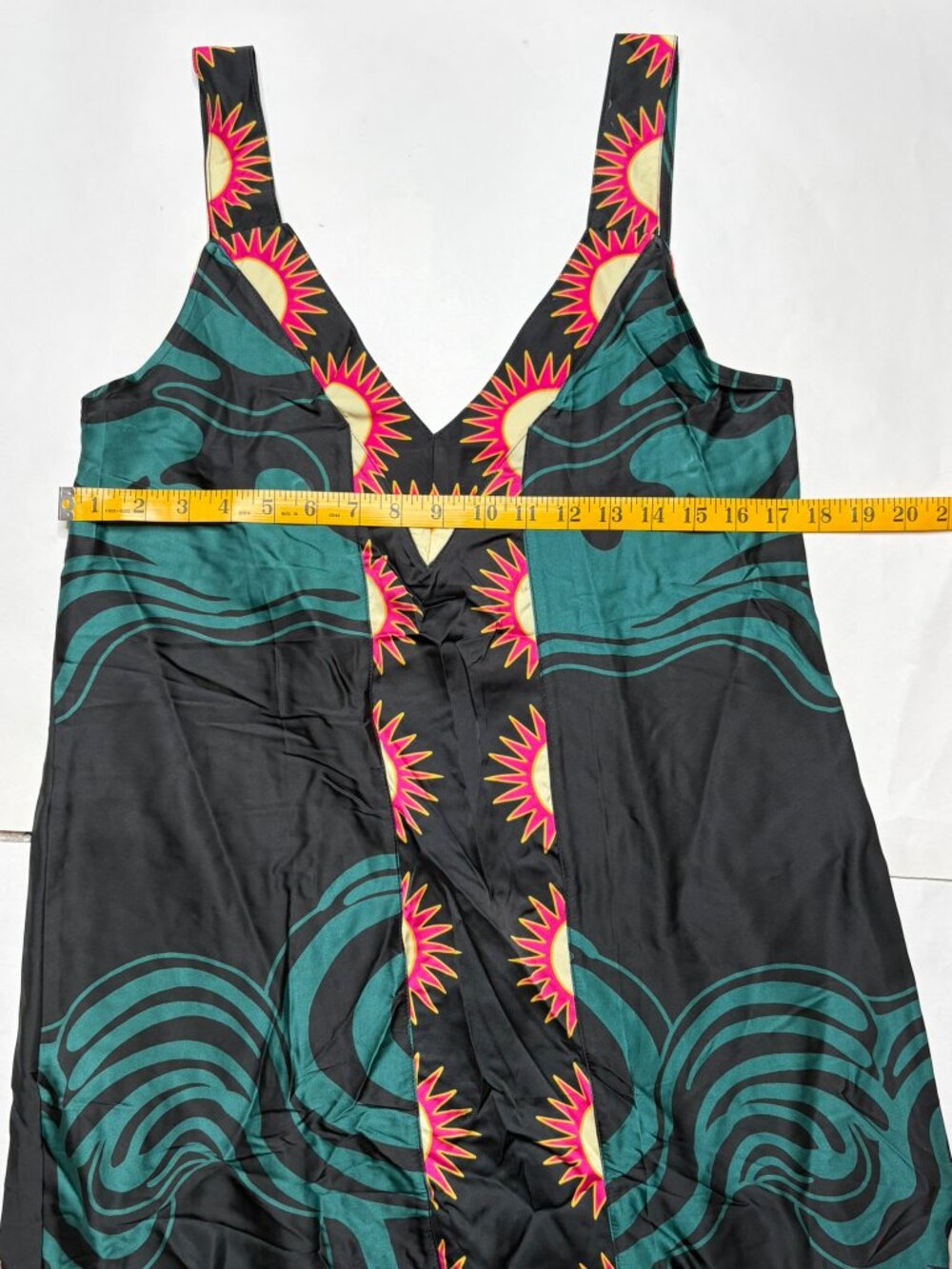 Maaji Flamingo Lowry Cover Up Maxi Dress – Black Tropical Print – Size Large - Picture 3 of 14